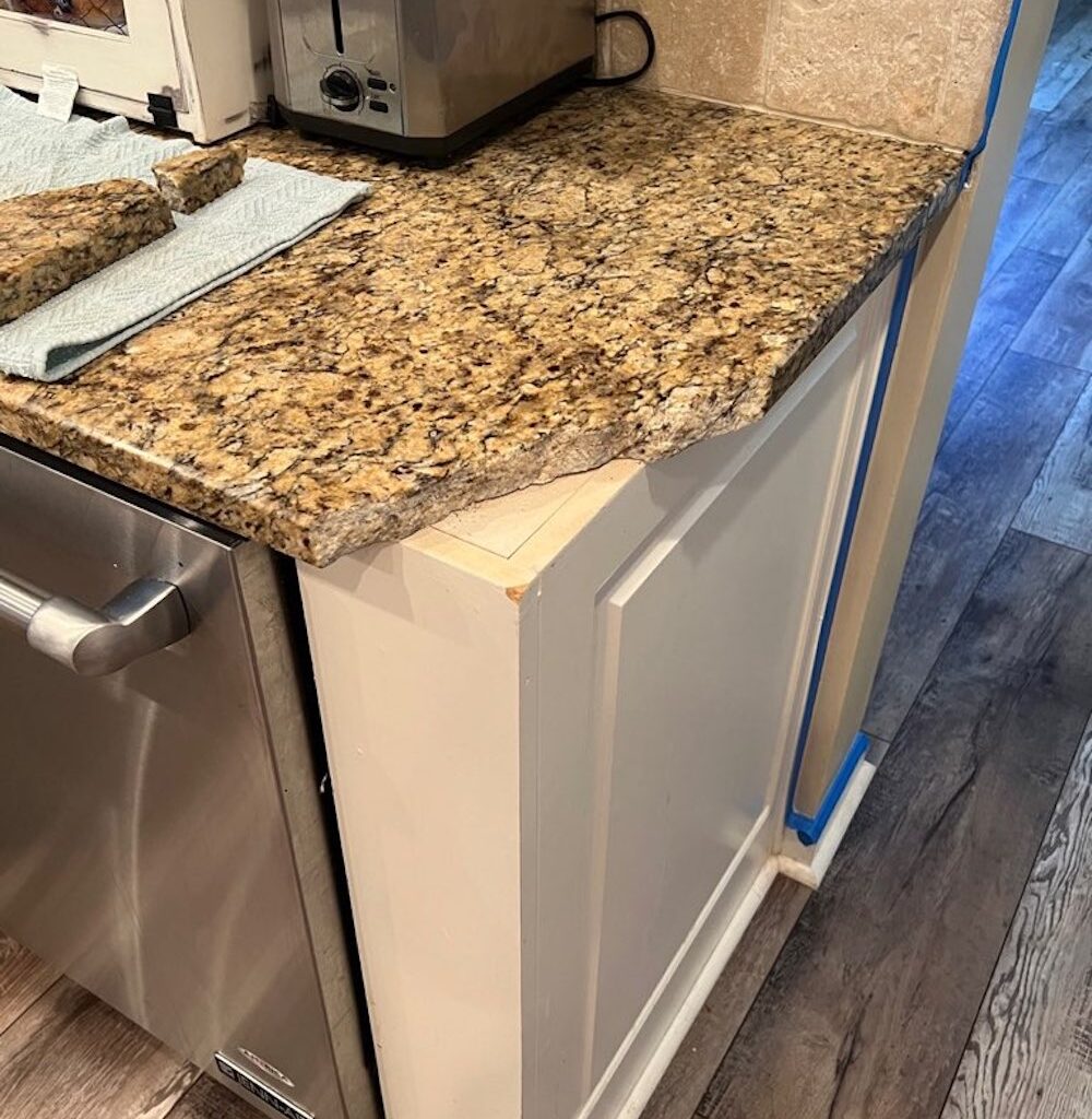 7 before Countertop Seam and Chip Repair Services in Atlanta
